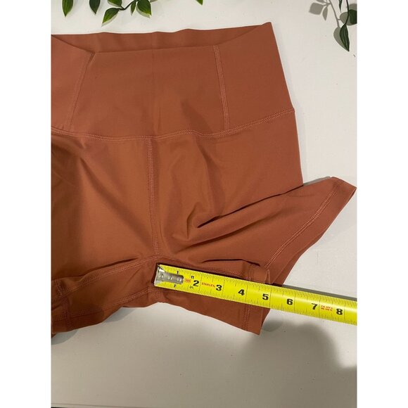 Fp movement High-Waisted Rust Brown Athletic Shorts S - Picture 13 of 14
